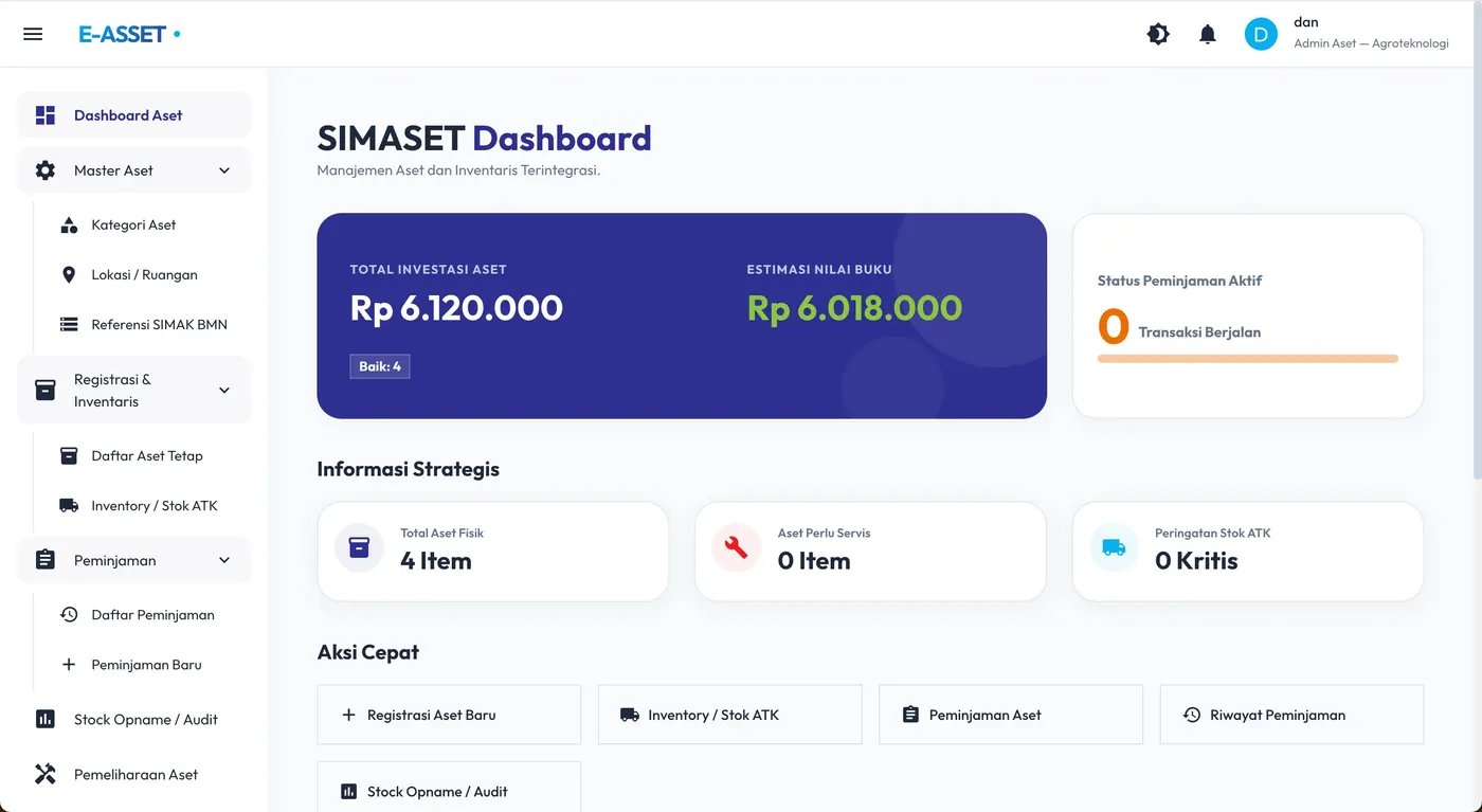 Modul Manajemen Aset