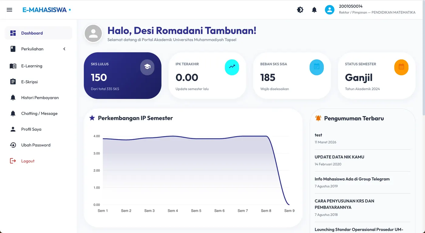 Portal SIAKAD Mahasiswa